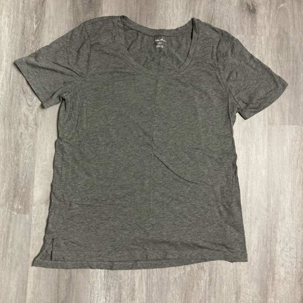 Eddie Bauer 2 Shirt Lightweight Grey and Blue Bundle Medium - Picture 10 of 13